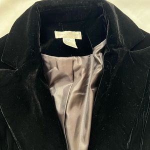 Black Newport News  Velvet blazer